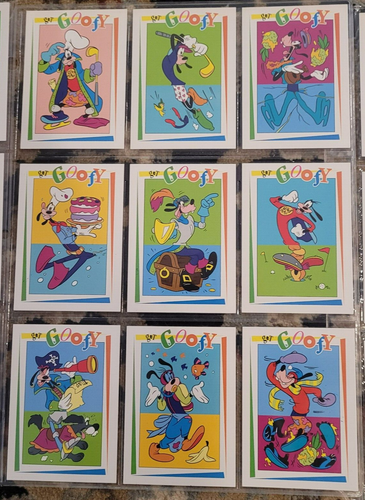 Disney Collector Cards II Flip Deck GET GOOFY Set W RARE Un 