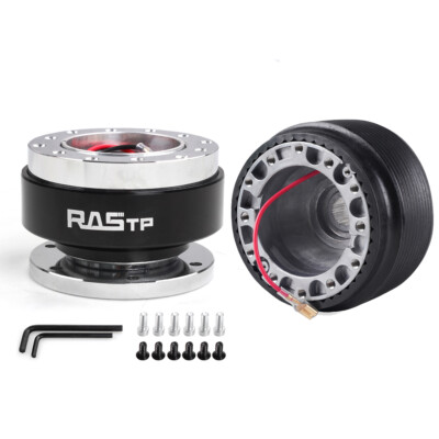 Black Quick Release + Hub Adapter Boss For Mazda MIATA 323 626 B2200 B2000 MX5