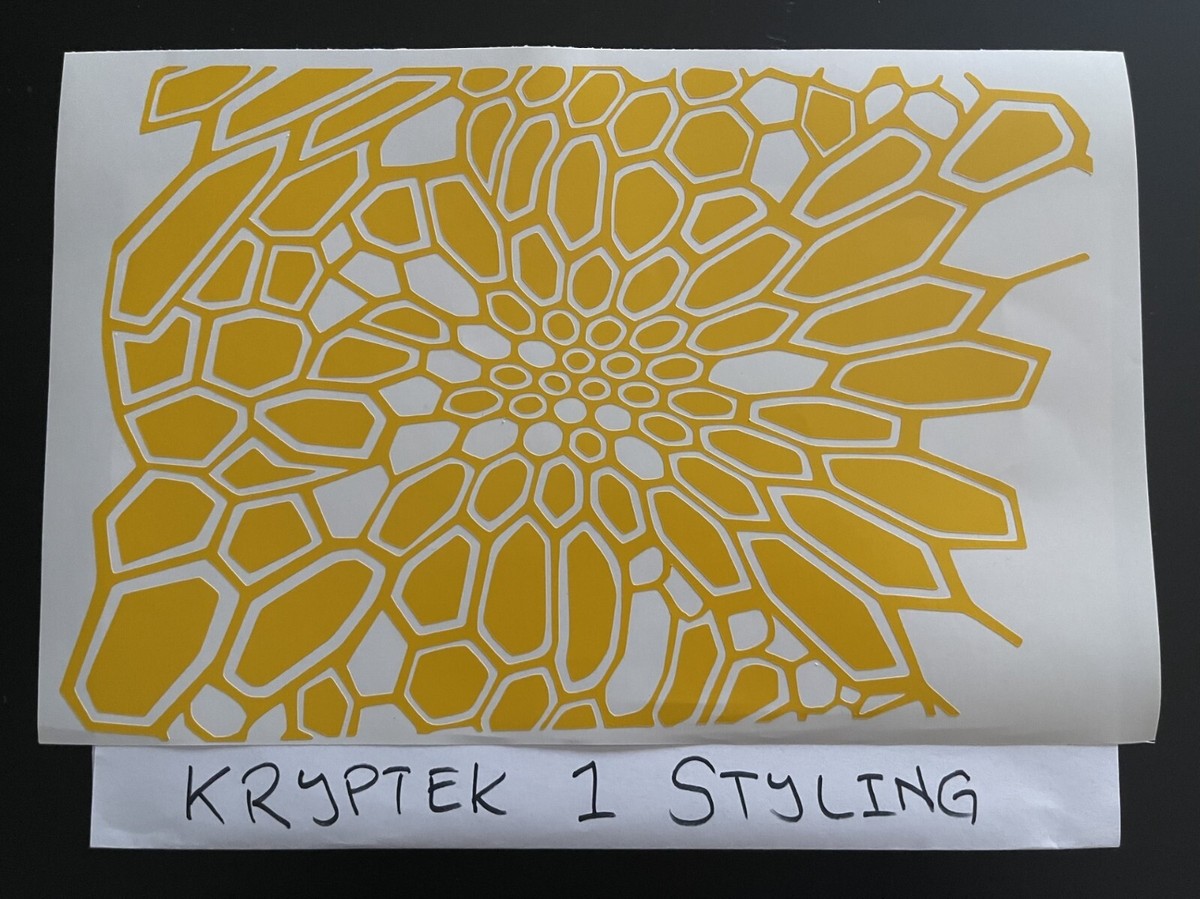 Stencil In Vinile Duracoat Per Armi Da Fuoco, Alta Temperatura, Formato 10x12 Pollici – Stile Strisce Kryptek