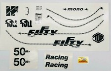 Kit decals adesivi Malaguti Fifty TOP FULL CX  HF rosso 1982 1985 AD18