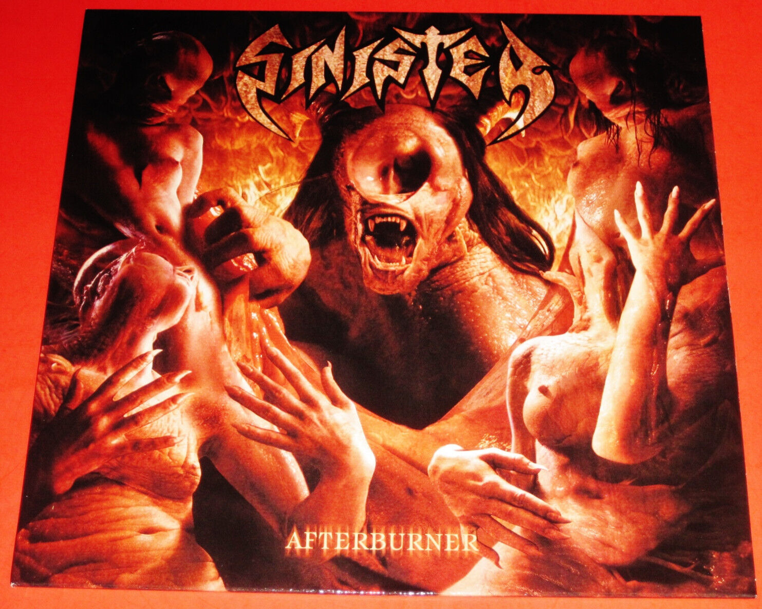 Sinister: Afterburner - Limited Edition LP Splatter Color Vinyl Record 2020 NEW