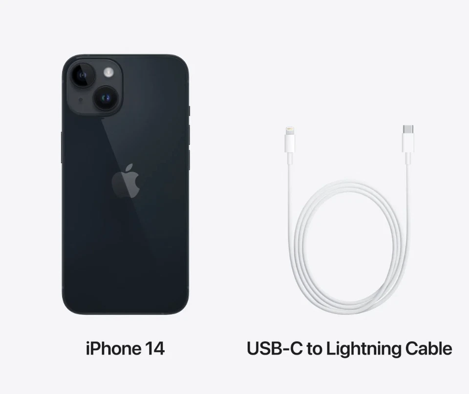 Apple iPhone 14 128 GB Black Unlocked Verizon, AT&T, T-Mobile - Image 2 of 4