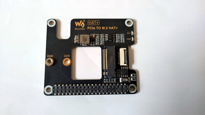 Waveshare Adapter PCIe TO M.2 HAT+ NVME SSD Raspberry Pi 5