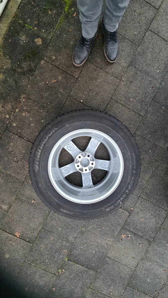 Audi Q5 Winterräder Rial Alu silber  235/65 R17 108V Hankook zwei Jahre alt  - Bild 3 von 4