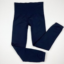 SPANX Look At Me Now Seamless Leggings Womens Size XL Solid Black FL3515