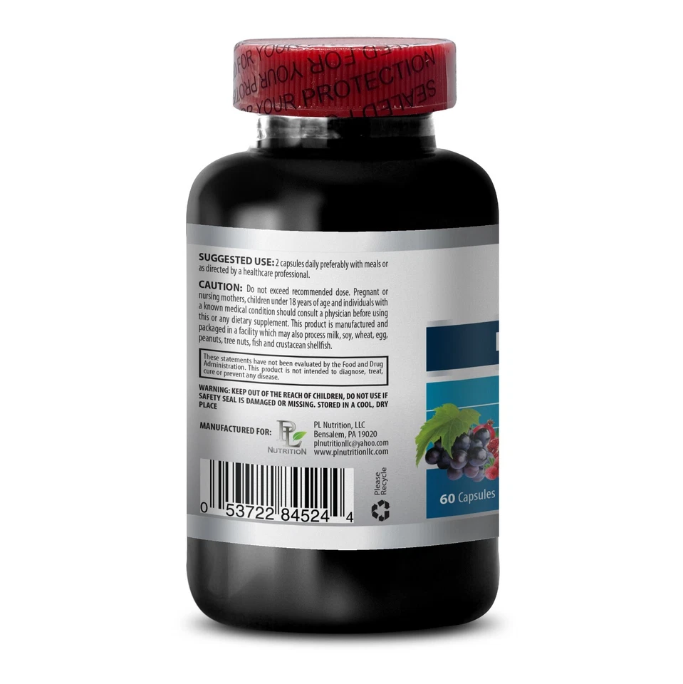 energy boost - COMPLEJO RESVERATROL - Sistema inmunológico, salud digestiva - 3 botellas Foto 3 de 4