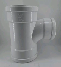GPK - 113-0086 - 8" x 8" x 6" Gasket Reducing PVC Sewer Tee Wye - SDR-35