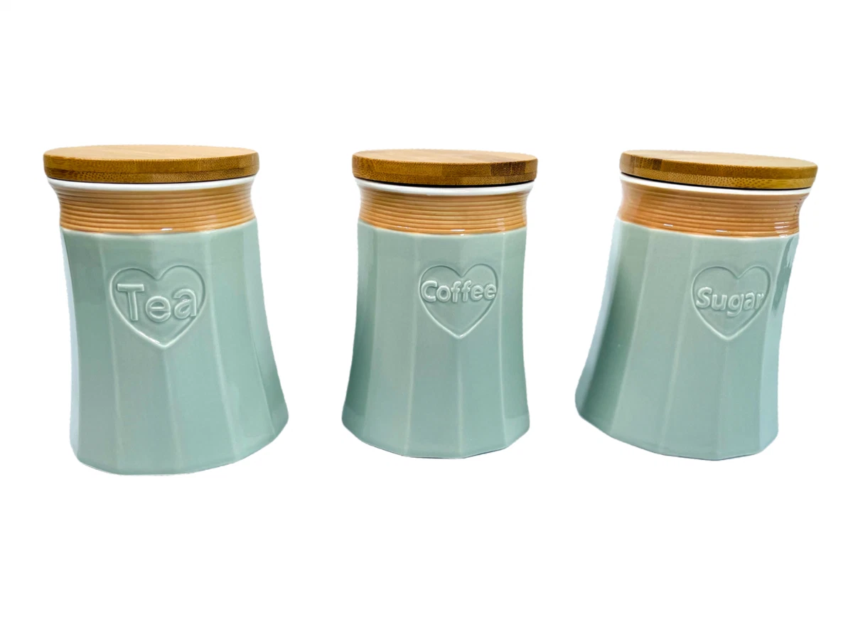 Ebay tea sale coffee sugar canisters