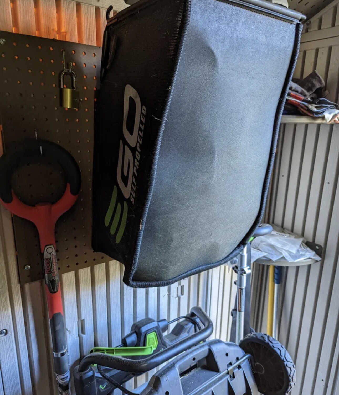 Ego Lawn Mower Bag Holder 3D Printed eBay