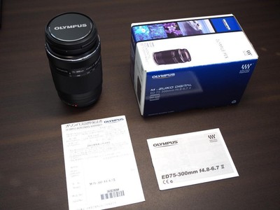 OM SYSTEM Olympus M.ZUIKO DIGITAL ED 75-300mm F4.8 - 6.7 II Lens -New from Japan