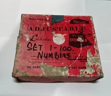 Vintage Reese's Adjustable Lockedge Brass Stencils 4”