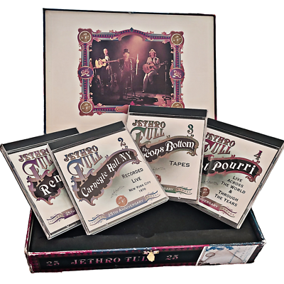 Jethro Tull 25th Anniversary Cigar Box Set of Four Classic