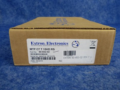 NEW Extron MTP C7 T 15HD RS / MTP Twisted Pair CAT 7 Transmitter VGA & RS-232