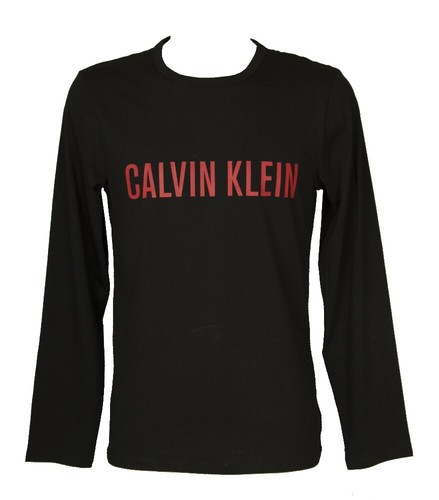 T-shirt uomo maglia manica lunga girocollo cotone CK CALVIN KLEIN articolo  NM195 | eBay