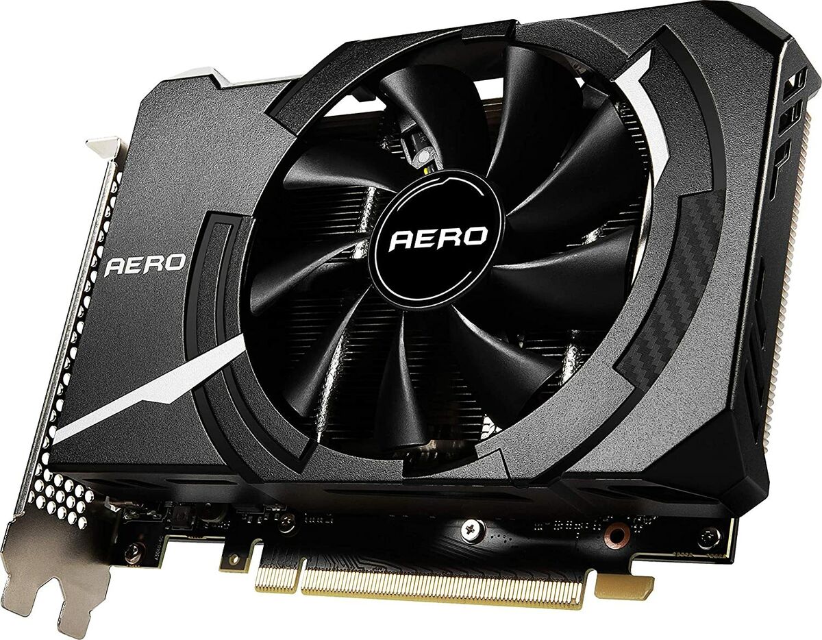 MSI GeForce RTX 3060 AERO ITX 12G OC GDDR6 LHR Graphics Card MSI GeForce RTX 3060 AERO ITX 12G OC GDDR6 LHR Graphics Card