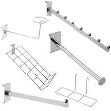 Grid Mesh Wall Chrome Retail Shop Display Panel Accessory/ Accessories