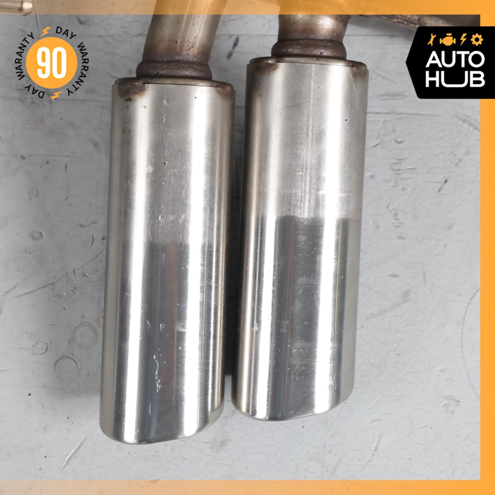 02-07 Maserati M138 Coupe 4200 Exhaust Muffler Quad Tips Left and Right OEM 67k