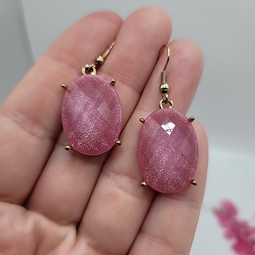 Lot Of 7 Pretty In Pink Dangle Vtg To Now Pierced Earrings - Bild 20 von 24