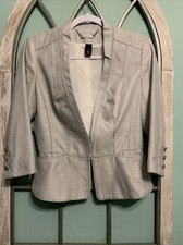 Black White Blazer size 4