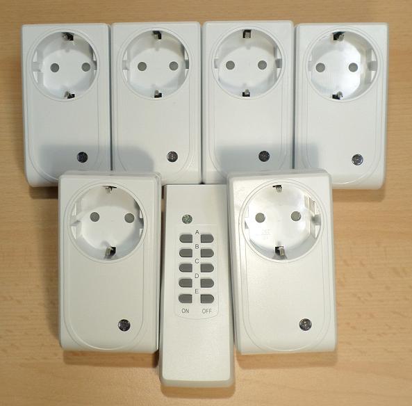 Funksteckdosen set außen