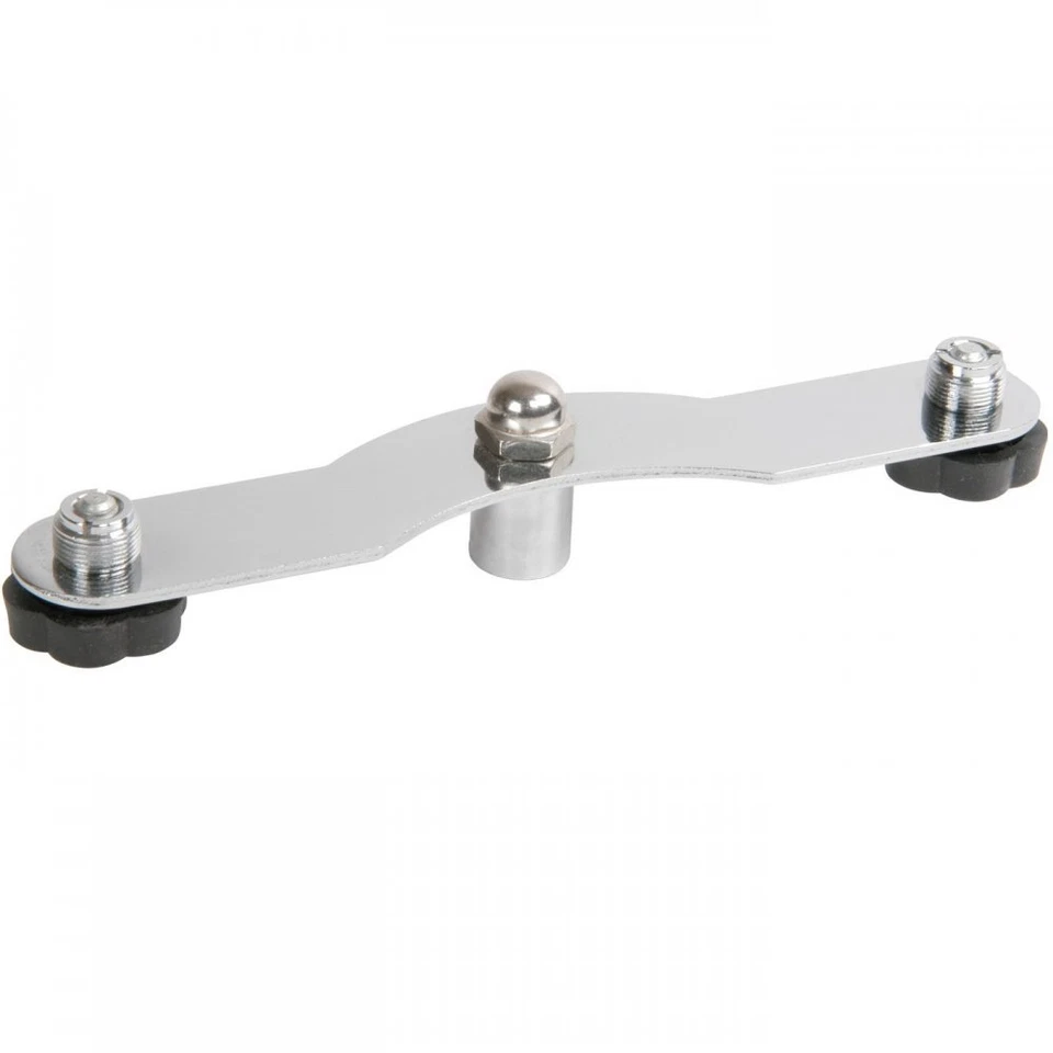 QTX UKDJ Dual Twin Mount Microphone Bar Adaptor For Stereo Miking On One Stand