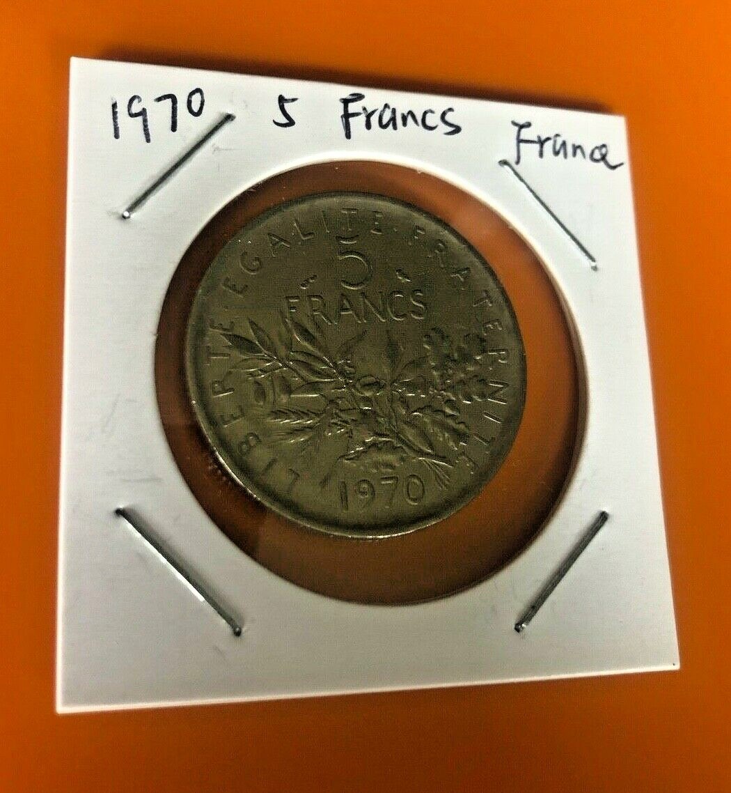 1970 5 FRANCS FRANCE COIN - NICE WORLD COIN !!! | eBay