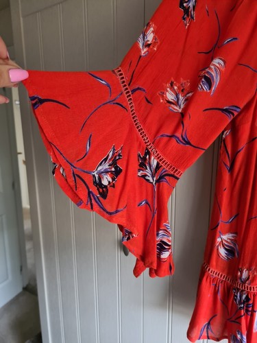๐Womens Orange Blouse 16๐ - Picture 5 of 7