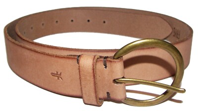 NEW NWT Frye Brown Leather Belt size L Brown 25mm Belt | The Frye Company main image 4