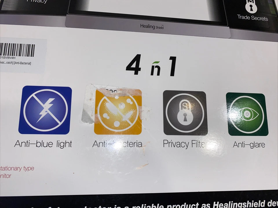 20” Wide Healing Shield Monitor Screen Privacy Protection Filter  - Image 3 of 4