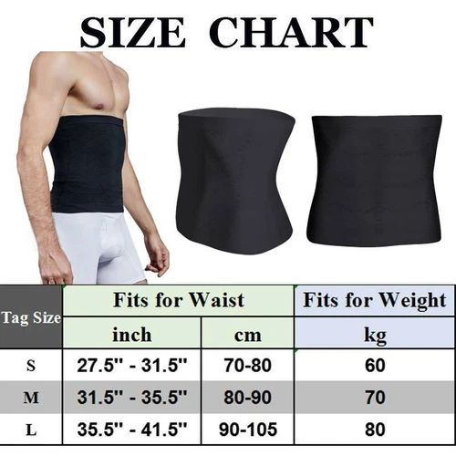 Herren Bauch Kontrolle Tuck Gürtel Body Shaper Abnehmen Taillentrainer Trimmer - Bild 14 von 16