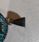 Turquoise Inlay Mexico Aztec Metals Vintage Pendant Owl Ring Gorgeous Necklace — photo 4