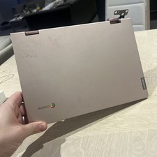 Lenovo Google Chrome Rose Gold Laptop Broken Screen for Parts Only No Charger