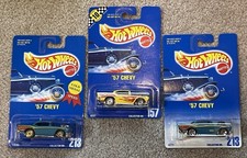 Hot Wheels 57 Chevy 3 Variations- Gold Medal Speed Points