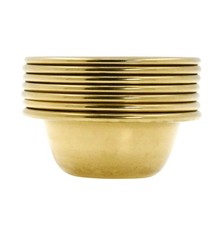 Brass Offering Bowl Set of 7 Tibetan Buddhist Alar Supplies for Meditation Yoga