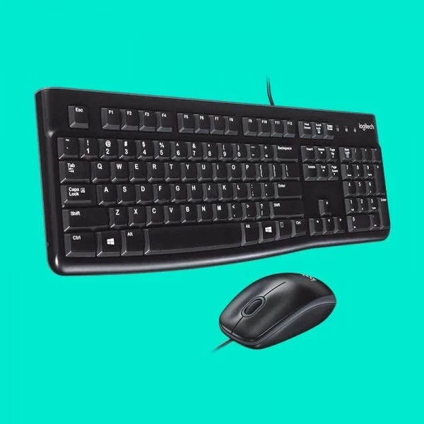 Logitech MK120 USB Wired 3 Button Mouse and Spill-Resistant Keyboard - Image 3 of 4