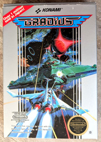 Gradius - Nintendo NES gioco PAL B - CONFEZIONE ORIGINALE - CIB