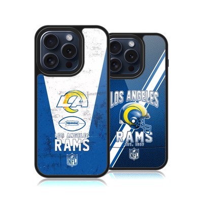 OFFIZIELLE NFL LOS ANGELES RAMS LOGO ART SCHUTZGEL-HÜLLE FÜR APPLE iPHONE HANDYS