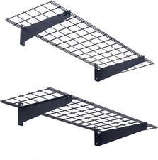 2-pack 15x45 Heavy Duty Garage Wall Shelving 45-inch-by-15-inch Wall Mount Garag
