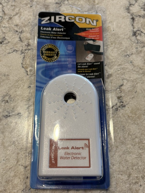 Zircon Leak Alert Electronic Water Detector -Water Damage Prevention- Leak Alarm