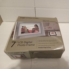 PANDIGITAL PAN7001W01 7" Digital Photo Frame Plug  Play Open Box New Unused