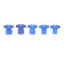5Pcs Faucet Aerator Key Faucet Aerator Blue Tool Replacement For Kitchen