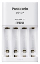 Eneloop Advanced Individual Battery Charger 4 LED Lights BQ-CC17SBA White