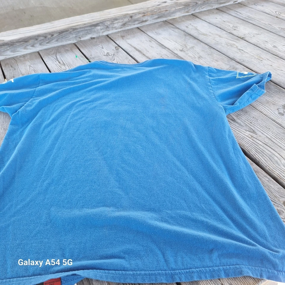 Camiseta azul Entree talla grande Foto 4 de 4