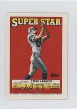 1988 Super Star Sticker Back Cards Steve Largent Joey Browner Mark Bavaro 0au4