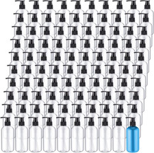 150 Pcs 8 Oz Plastic Empty Pump Bottles Clear Lotion Bottles Leakproof Dispenser