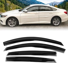 For 2018-2022 Honda Accord JDM Mugen Style Tape-on Window Visor Vent Rain Guards