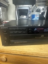 Sony CDP-C315 CD Changer 5 Compact Disc Player Vintage Black Tested Working Mint