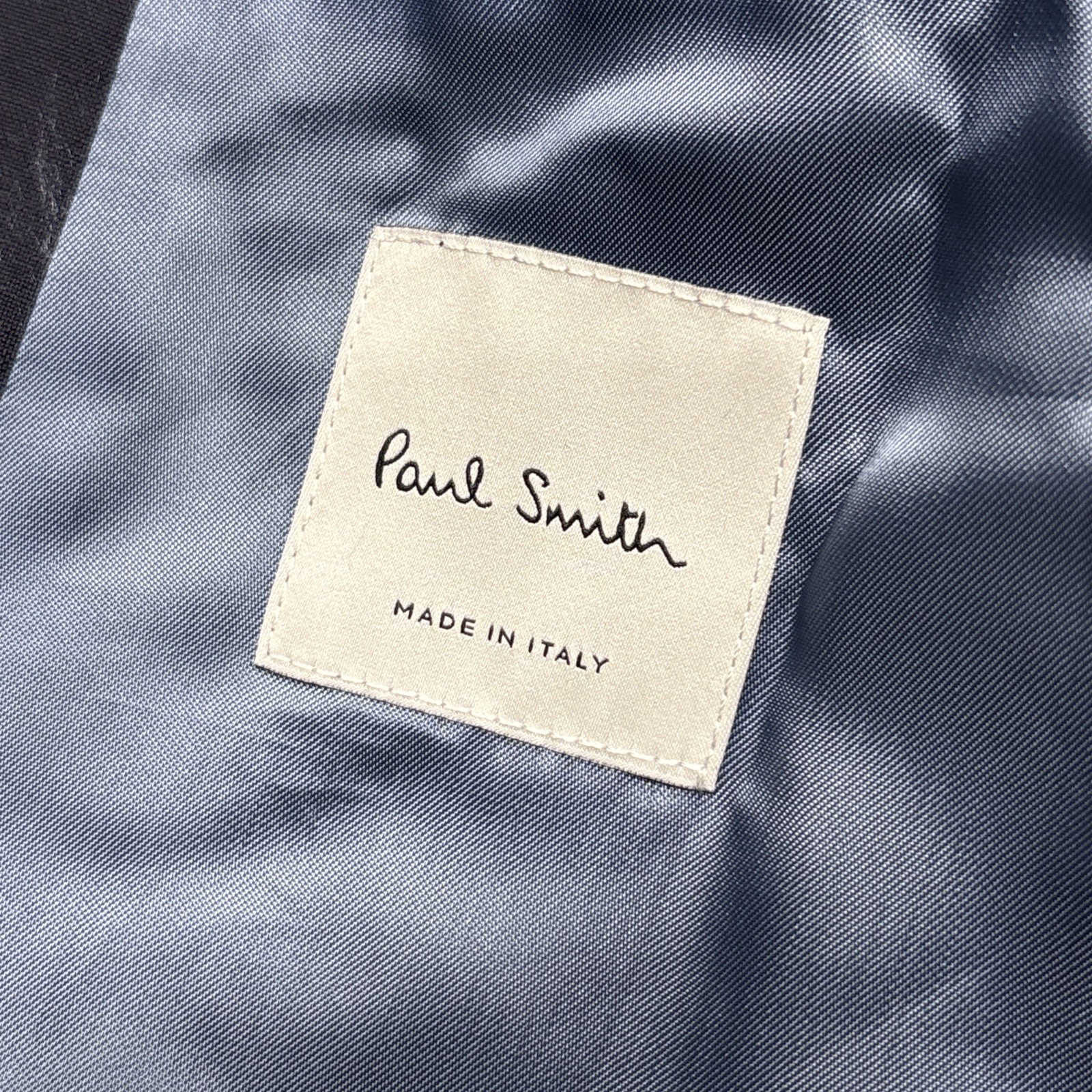 Paul Smith Dark Navy “Storm System” Wool Bomber Jacket  -Large- RRP £895 image 6