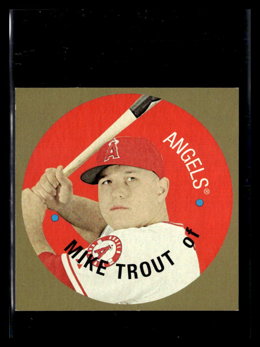 2016 Topps Heritage #67TDC-MT Mike Trout 1967 Discs