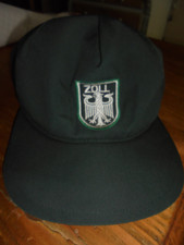 Uniform-Basecap Käppi Zoll Deutschland obsolet grün, aus Sammlung. Ungetragen